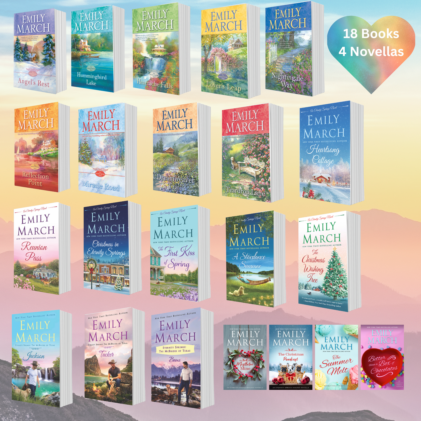 The complete Eternity Springs series, including novellas (PRINT)